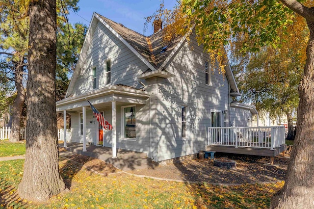 view of front of home