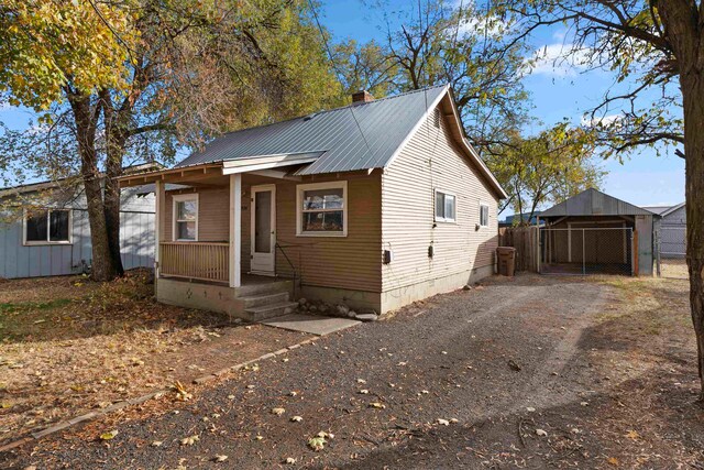 view of bungalow