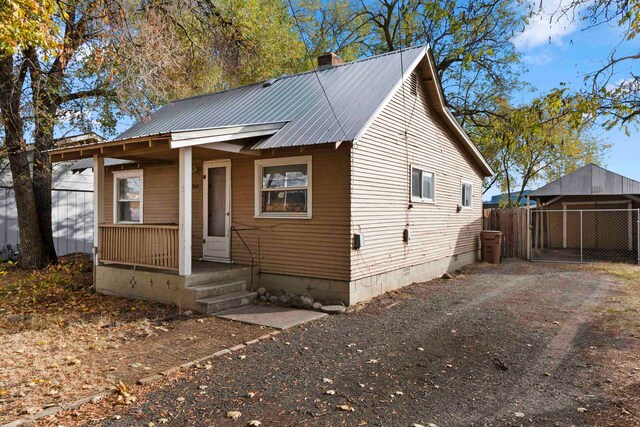 view of bungalow-style house