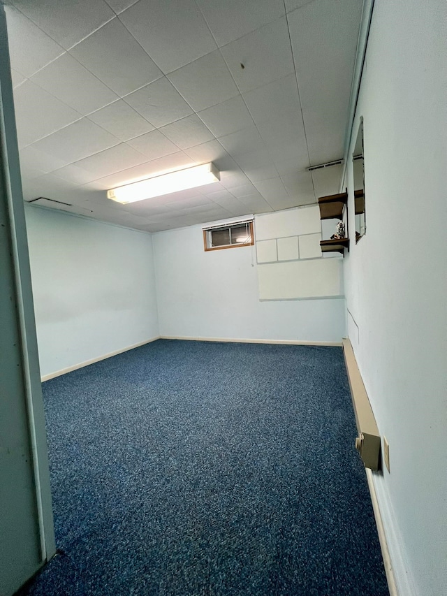 view of basement