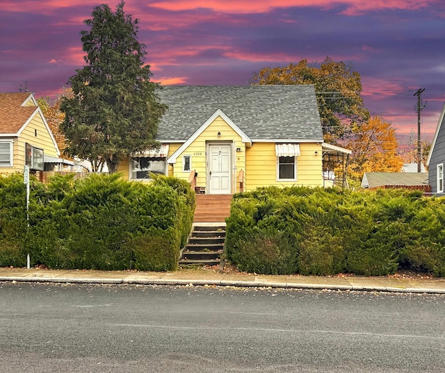 view of bungalow-style house