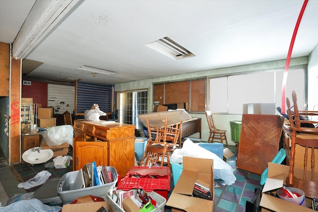 view of dining area