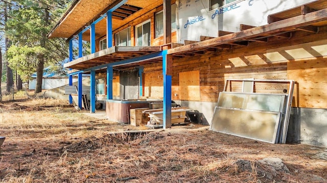 view of horse barn