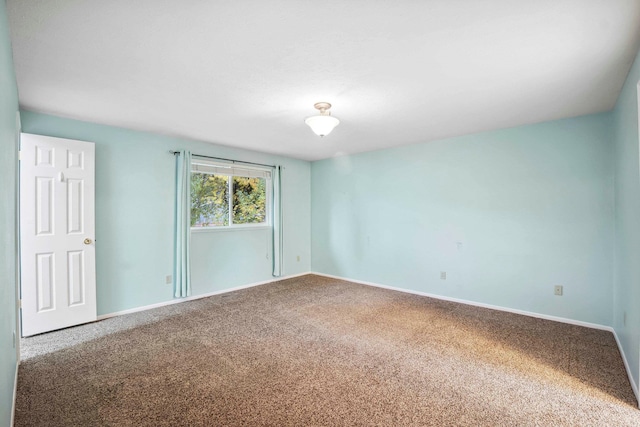 spare room featuring carpet floors