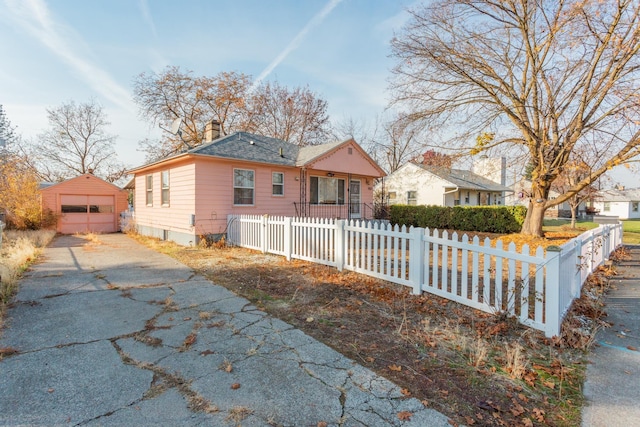 view of front of home featuring covered porch