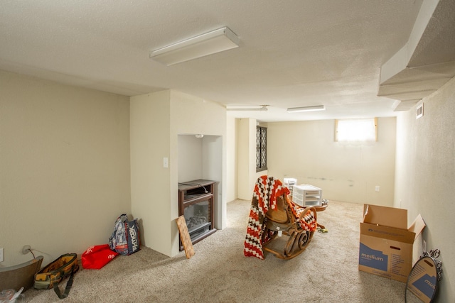 laundry room featuring washing machine and dryer and light colored carpet