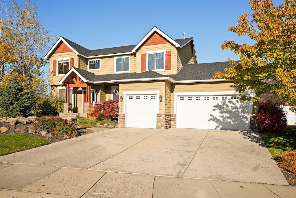 view of craftsman house