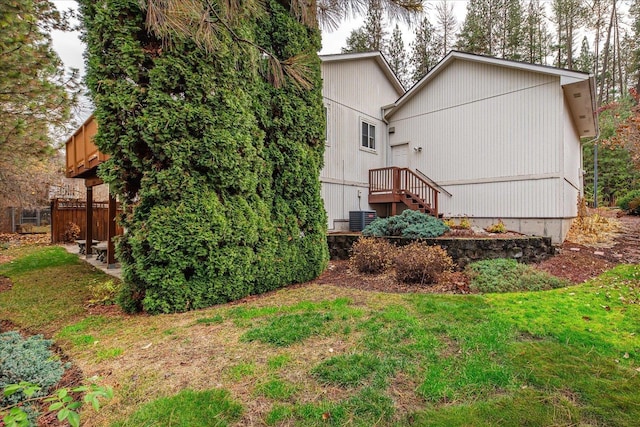4815 S Kip Ln, Spokane, WA 99224 - back of house with cooling unit and a yard