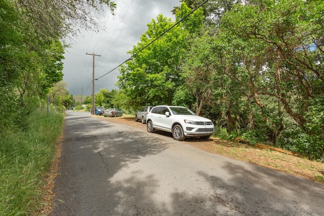 view of road