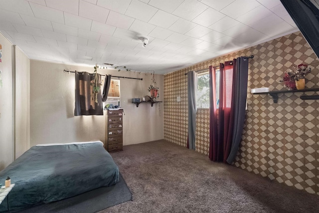 bedroom with carpet floors