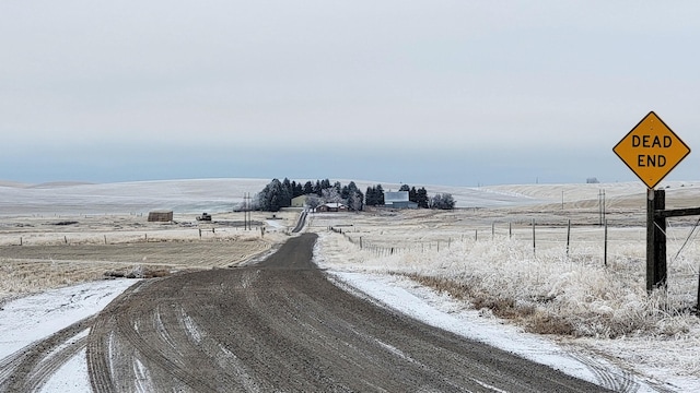 property view of water featuring a rural view