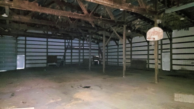 view of horse barn