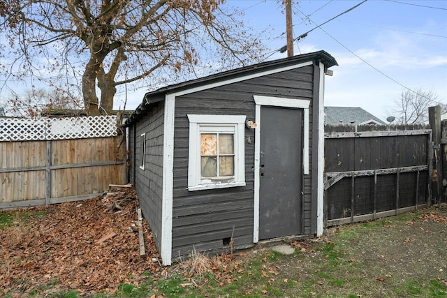 view of outbuilding