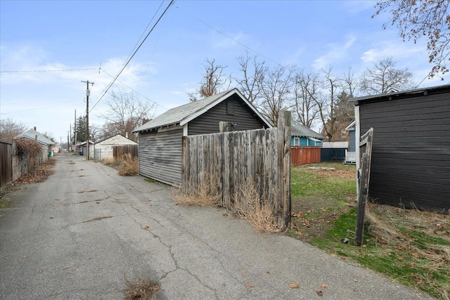 view of outdoor structure