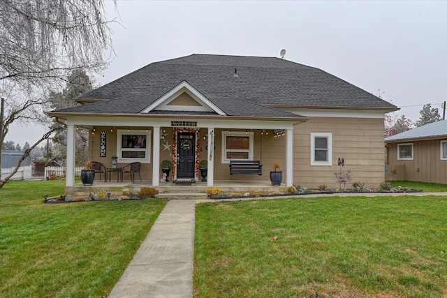 view of exterior entry featuring a porch