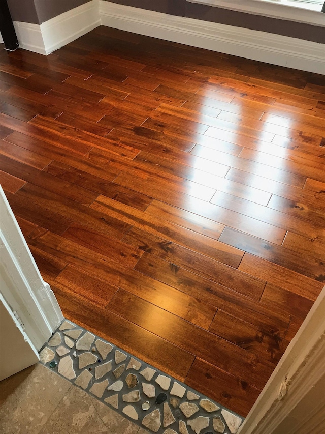 interior details with wood-type flooring