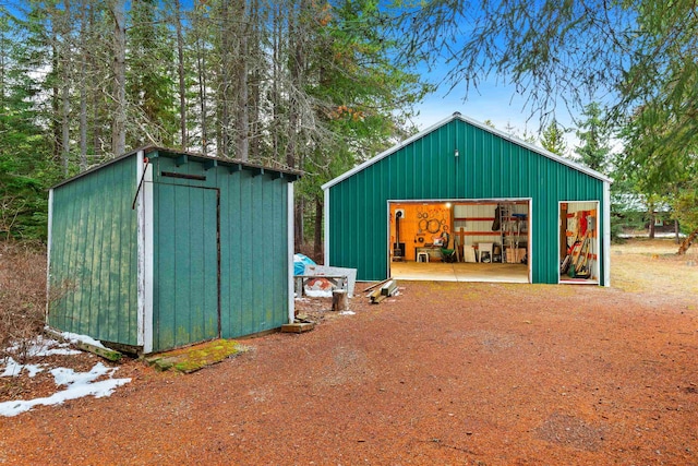 view of outbuilding