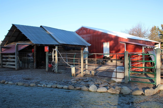 view of outbuilding