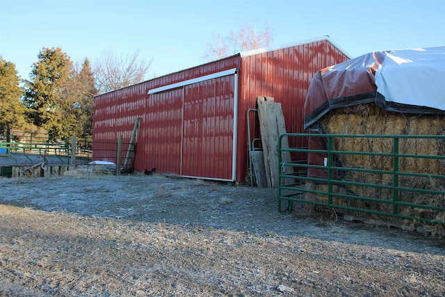 view of outbuilding