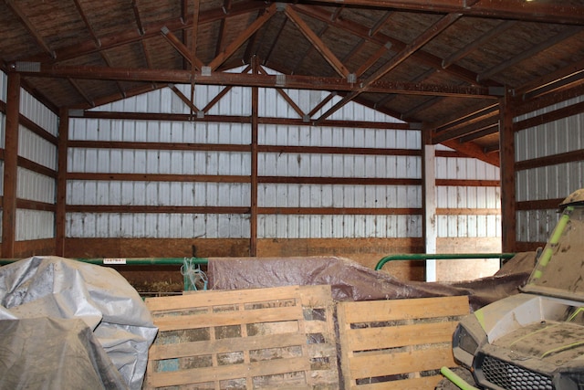 view of horse barn