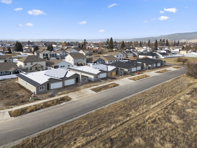 birds eye view of property featuring a residential view