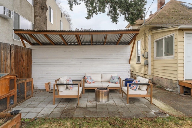 view of patio / terrace with outdoor lounge area