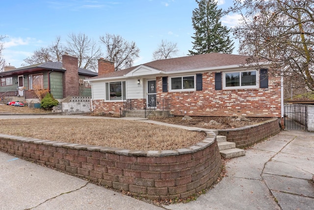 view of ranch-style house