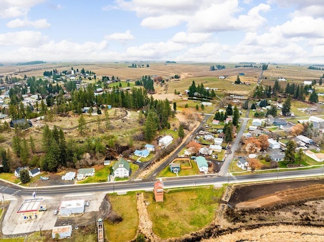 drone / aerial view featuring a rural view