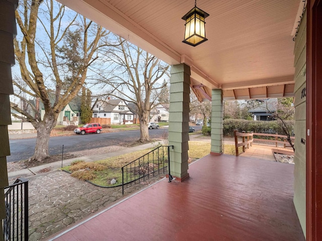 view of patio / terrace with covered porch