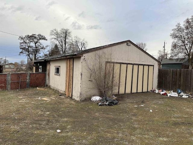 view of outbuilding