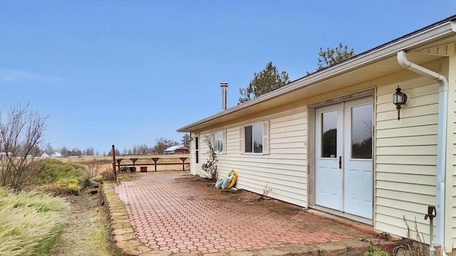 exterior space with a patio area