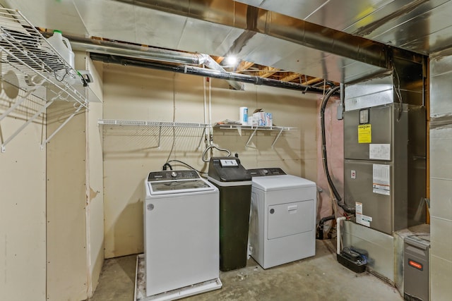 laundry area with washer and dryer