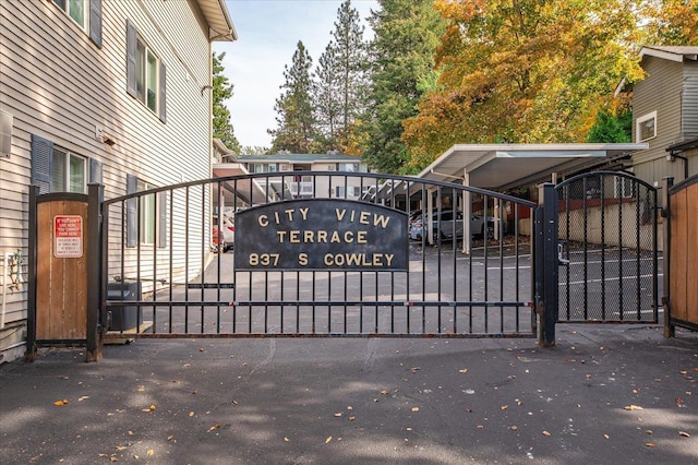 view of gate