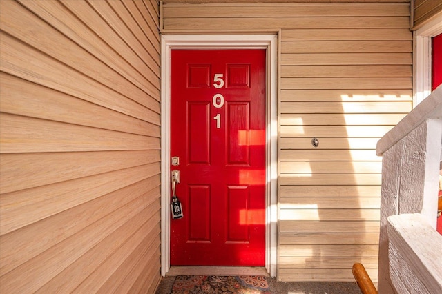 view of property entrance