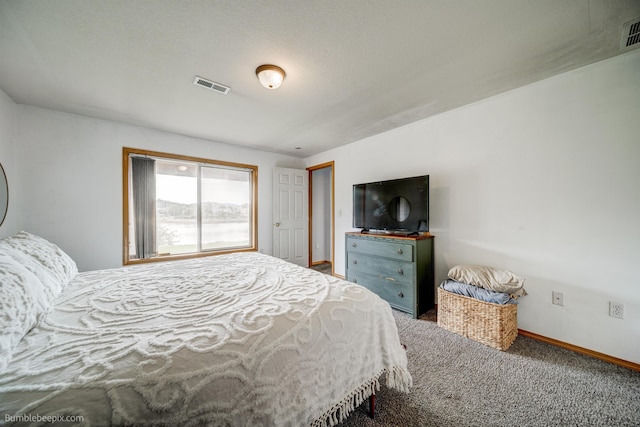 bedroom featuring carpet flooring