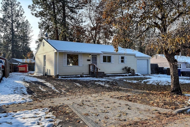 view of front of property