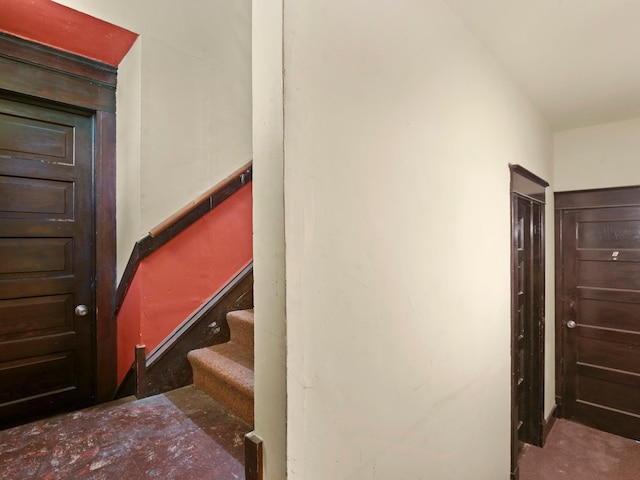 view of staircase