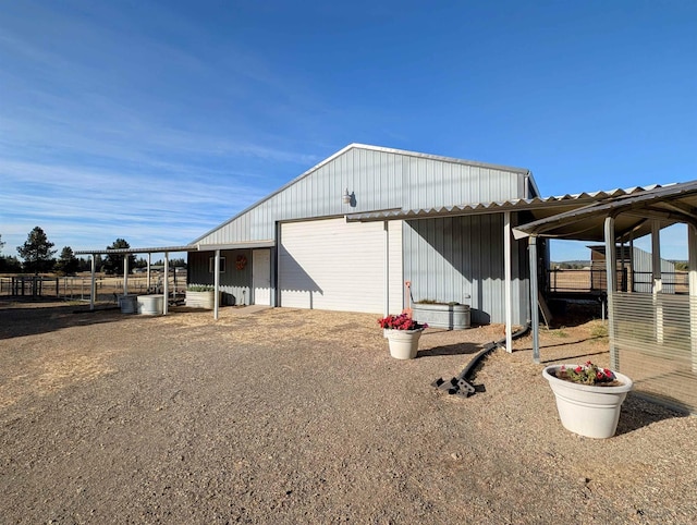 view of outbuilding