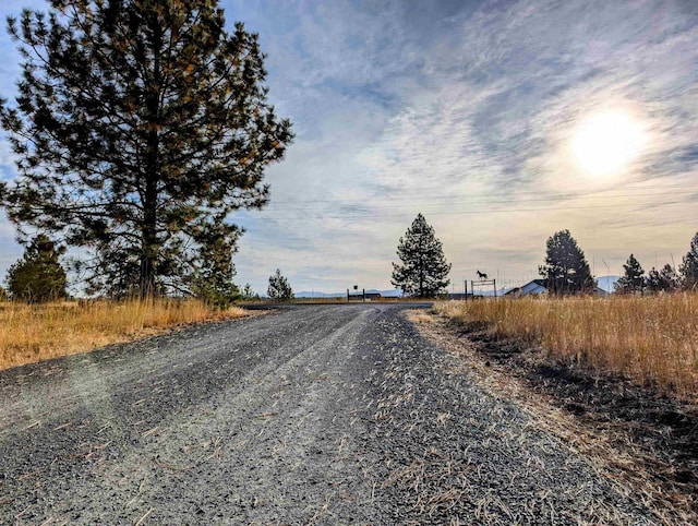 view of road