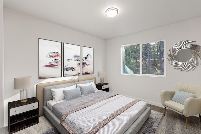 bedroom featuring carpet floors