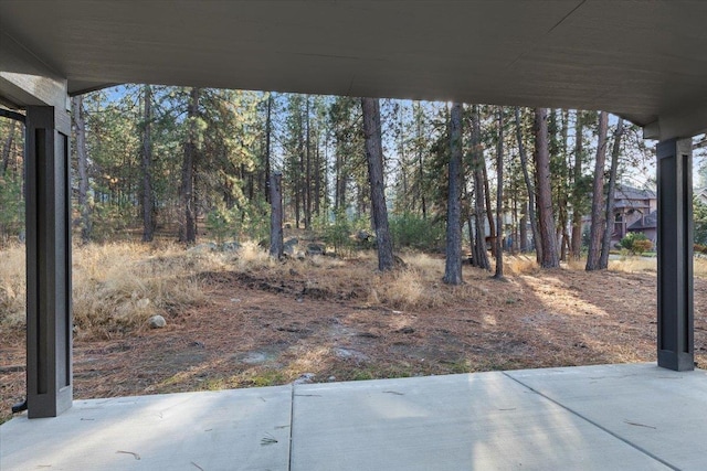 view of yard featuring a patio area