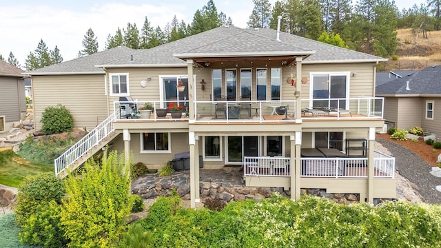 rear view of house featuring a patio