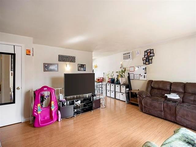 living room featuring hardwood / wood-style flooring