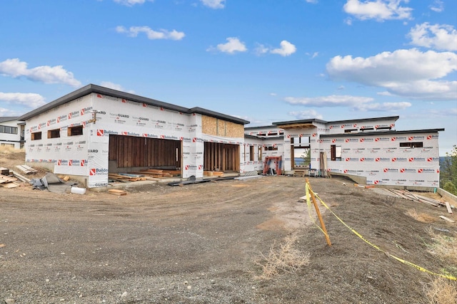 view of property under construction