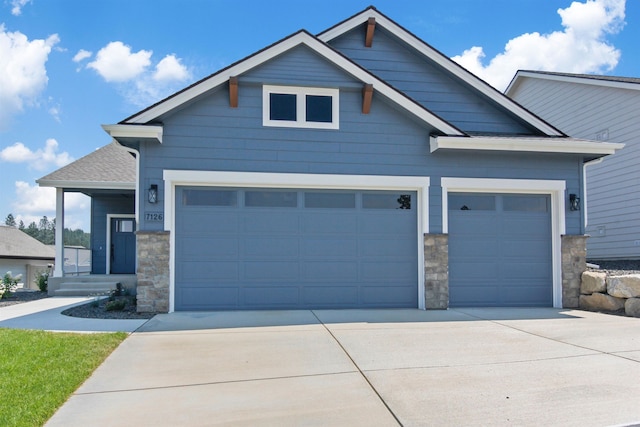 view of craftsman inspired home