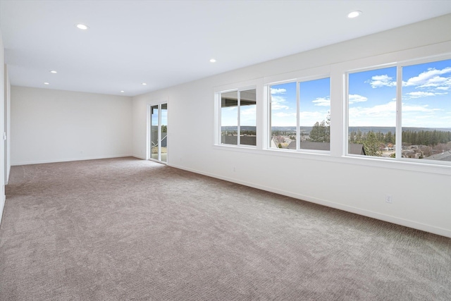 4706 W Lex Ave Lot 5, Spokane, WA 99208 - unfurnished room featuring carpet flooring and recessed lighting