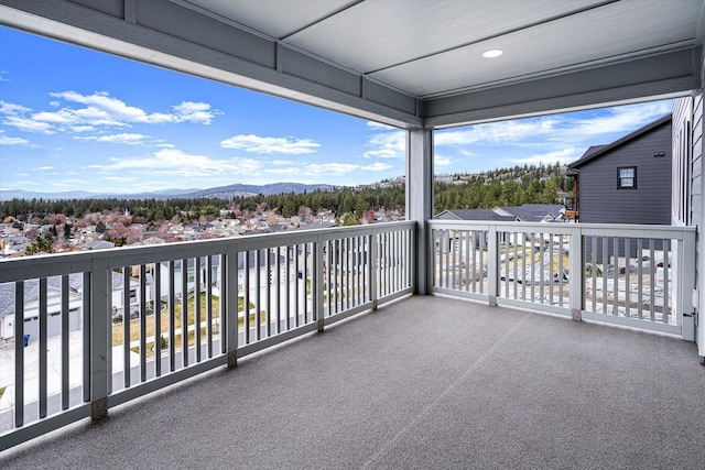 4706 W Lex Ave Lot 5, Spokane, WA 99208 - balcony with a mountain view and a residential view