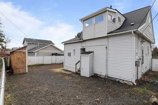 view of rear view of house