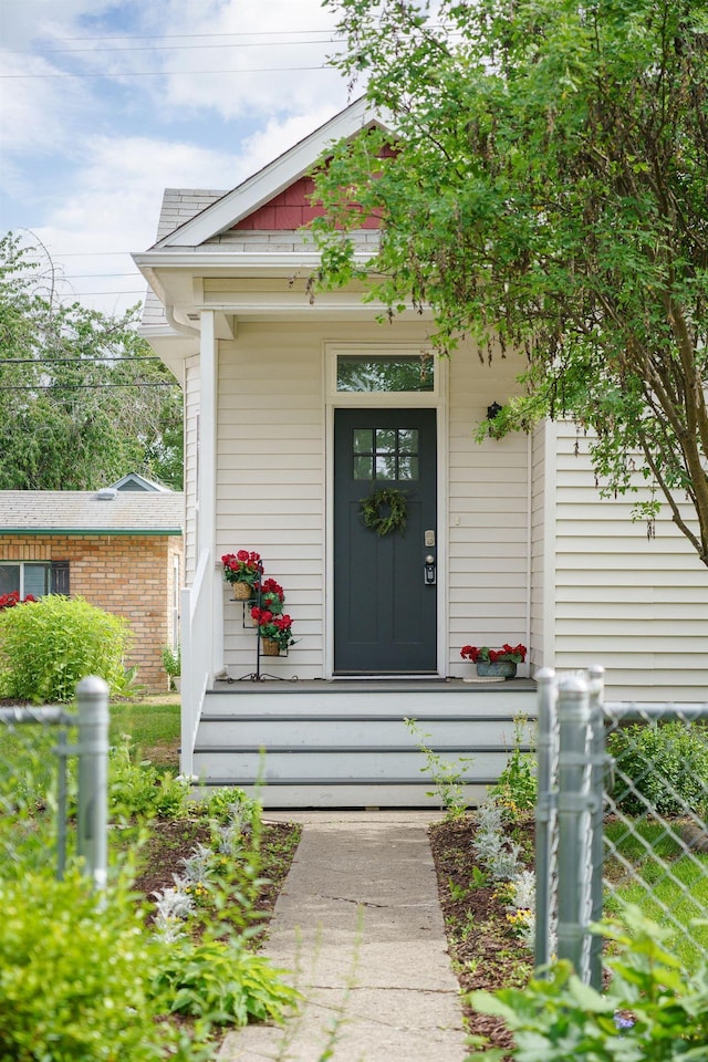 view of entrance to property