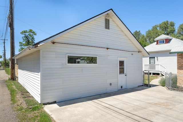 view of rear view of property